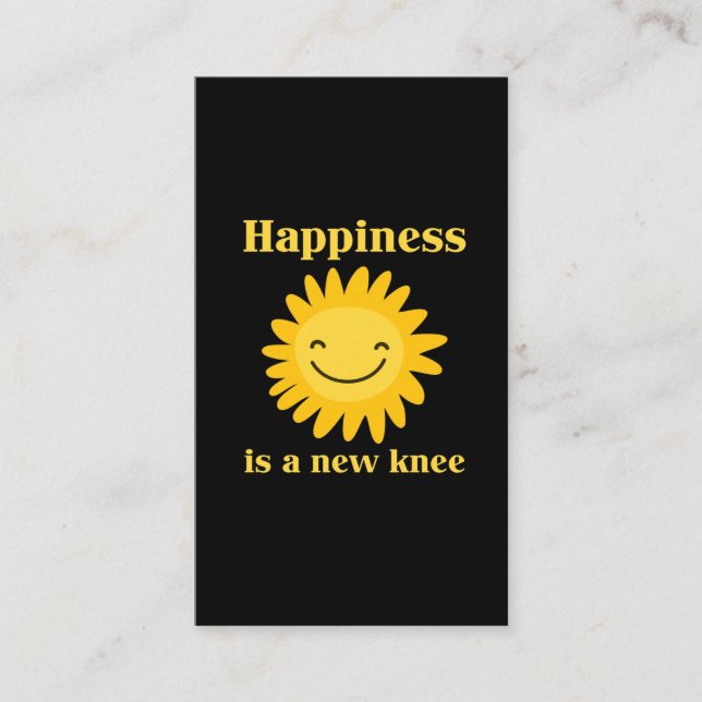 Carte De Visite Nouveau cadeau de récupération de chirurgie amusan (Devant)