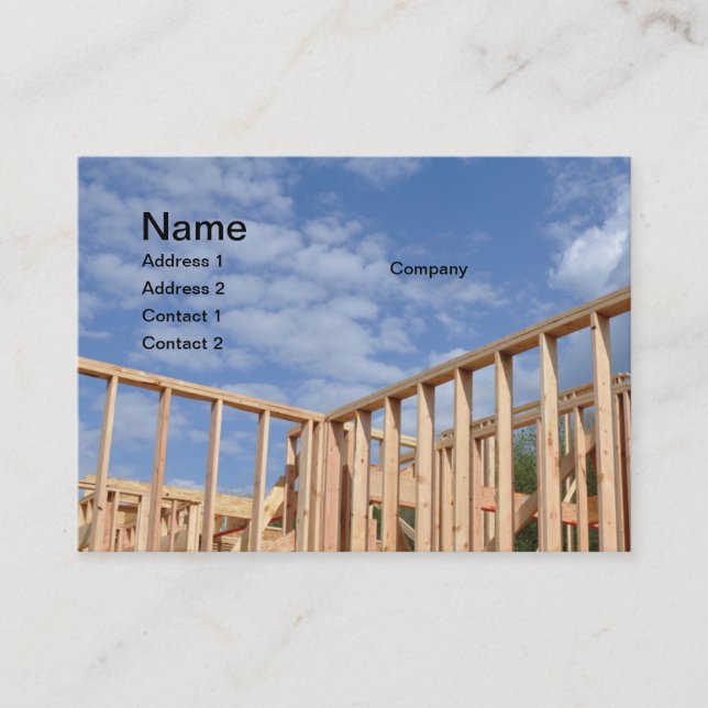 Carte De Visite nouvelle construction (Devant)