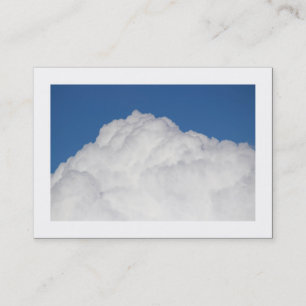 Carte De Visite Nuage Cumulus (Bordé)