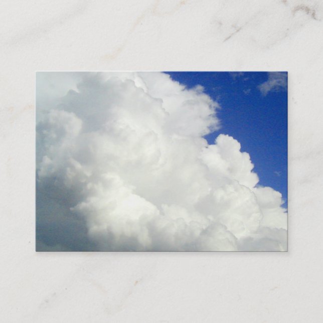 Carte De Visite Nuages Cumulés, Mini Photo (Devant)