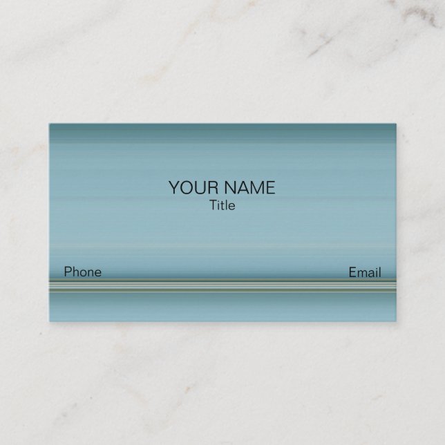 Carte De Visite Nuances de gris bleu (Devant)
