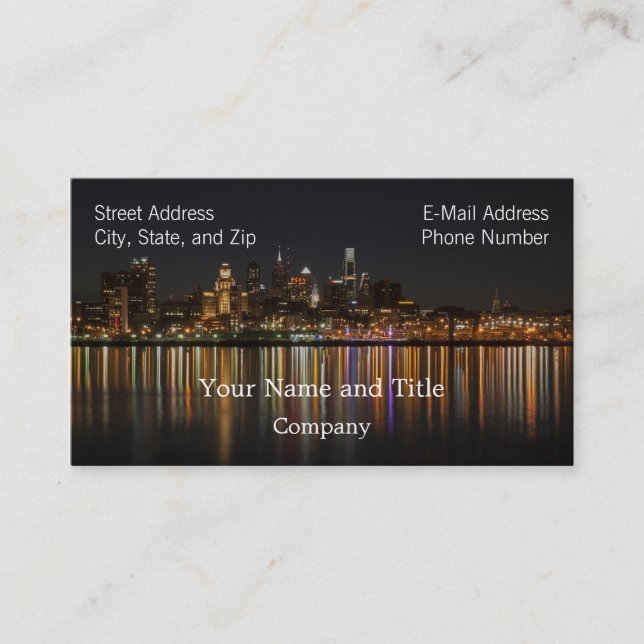 Carte De Visite Nuit de Philly (Devant)
