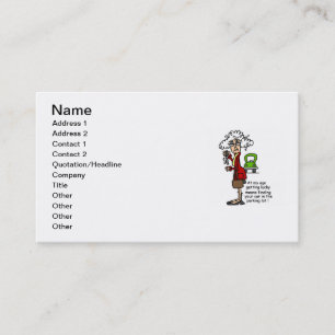Carte De Visite Obtenir un Humour chanceux