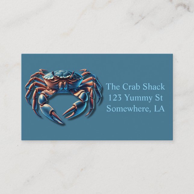 Carte De Visite Ocean King Crab Company (Devant)