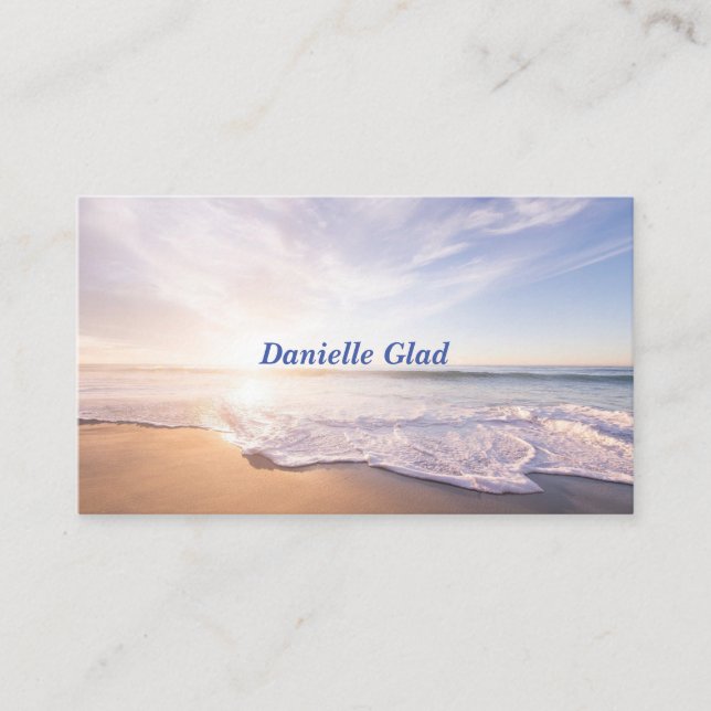 Carte De Visite Ocean Sky (Devant)