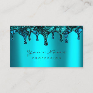 Carte De Visite Océan Teal de marine de dépilage d'Epilation de