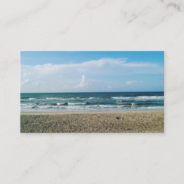 Carte de visite Ocean Waves (Devant)