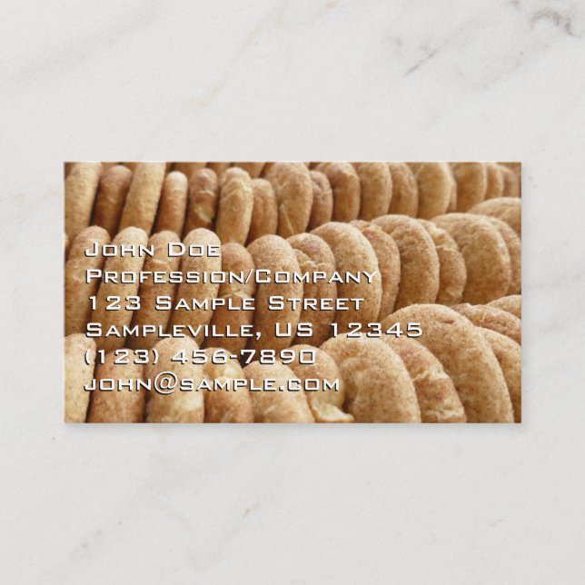 Carte De Visite odles de Snickerdoodles (Devant)