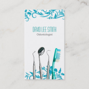 Carte De Visite Odontologist Business Card