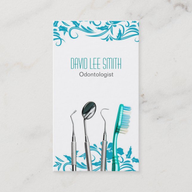Carte De Visite Odontologist Business Card (Devant)