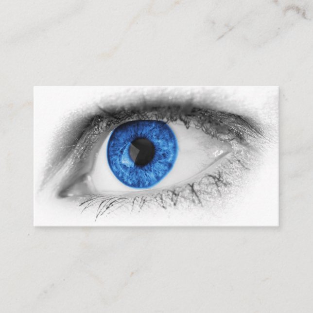 Carte de visite, oeil (Devant)