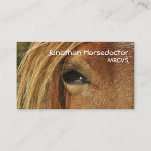 Carte De Visite Oeil d'un cheval