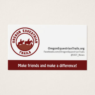 Carte de visite OET