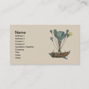 Carte De Visite Oeuvre d'époque de Balloon Air Ship