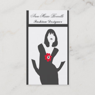 Carte De Visite Oh si branché  Mode de l'actrice mannequin femme
