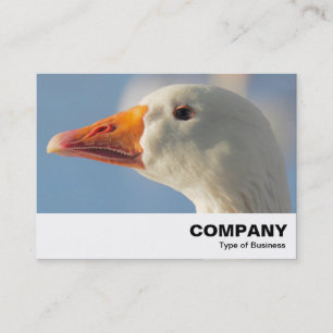 Carte De Visite Oie blanche coquine