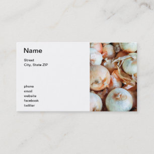 Carte De Visite Oignons