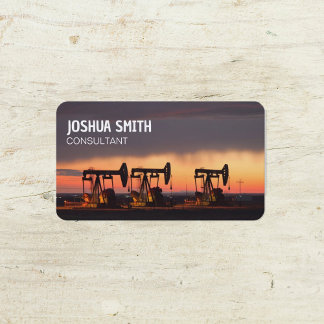 Carte De Visite Oilfield Petroleum Oil Company