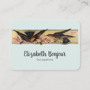 Carte De Visite Oiseaux Réunion PAPIER & TAILLE OPTIONS - Grandes