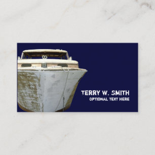 Carte De Visite Old Boat Business Card