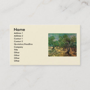 Carte De Visite Olive Grove par Vincent van Gogh