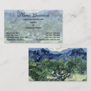 Carte De Visite Oliviers de Van Gogh - Blue Mountain Art