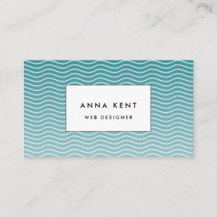 Carte De Visite Ombre Bleu
