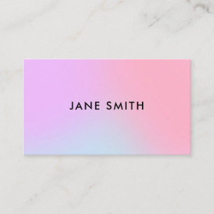 Carte De Visite Ombre colorée créative moderne
