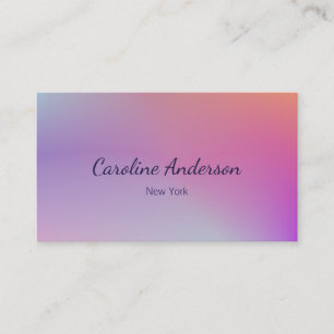 Carte De Visite ombre violette