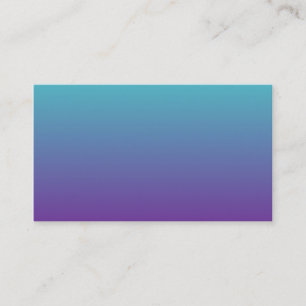 Carte De Visite Ombre violette turquoise