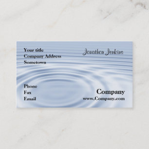 Carte De Visite Ondulations