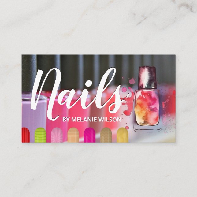 Carte De Visite Ongles | Variety Nail polonais et Press on (Devant)