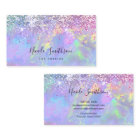 carte de visite opal parties scintillant