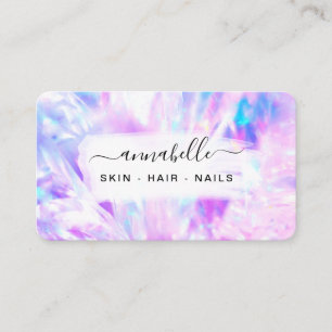 Carte De Visite *~* OPAL QR Prism AP26 Crystal Rainbow Ethereal