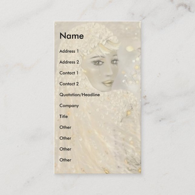 Carte De Visite Ophélie ! (Devant)