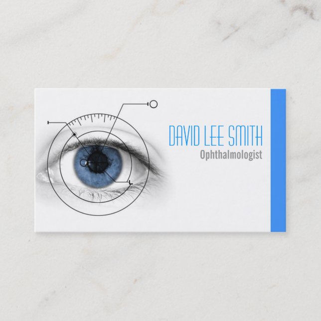 Carte De Visite Ophthalmologist Business Card (Devant)