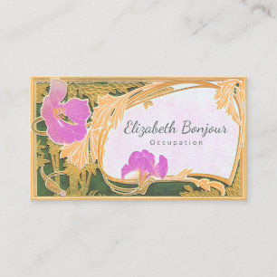 Carte De Visite OPTIONS DE PAPIER, DE FORME ET DE TAILLE Florales 