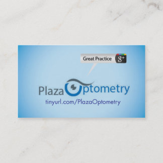 Carte De Visite Optométrie de plaza