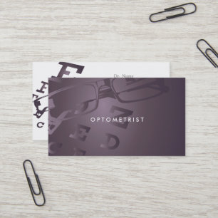 Carte de visite optométriste