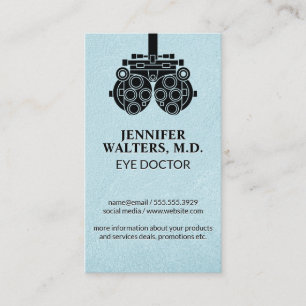 Carte De Visite Optométriste