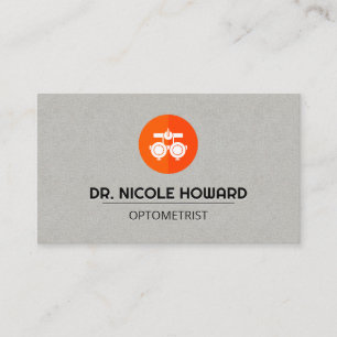 Carte De Visite Optométriste   Docteur Médicale   Santé