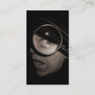 Carte De Visite optométriste grossissant