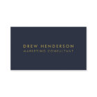 Or bleu marine|Professionnelle moderne minimaliste