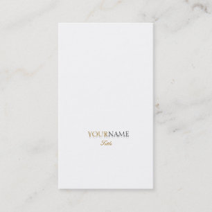 Carte De Visite Or de Groupon