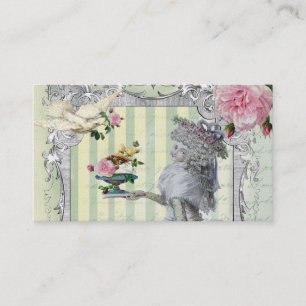 Carte De Visite Or de Lettre D'amour de La