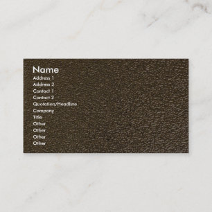 Carte De Visite Or de relief unique