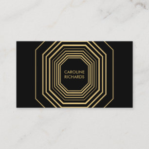 Carte De Visite Or fascinant de Deco et mode et conception noires