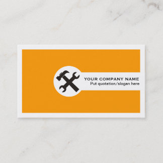 Carte de visite-orange