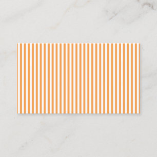 Carte De Visite orange barrée