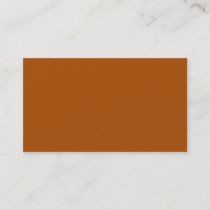 Carte de visite orange brûlé